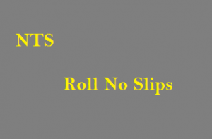 NTS Roll No Slips Download