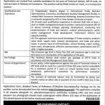Govt of Pakistan Ministry of Commerce Technical Advisor Jobs