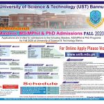 University of Science and Technology Bannu Admission NTS 2023
